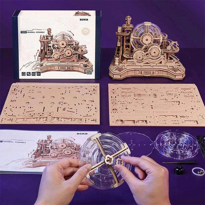 ROKR Gear Ball Challenge 3D Wooden Mechanical Puzzle EGC01