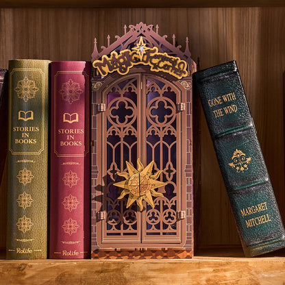ROKR Rolife Magic Fantasy Corner Book Nook 3D Wooden Puzzle TGB14