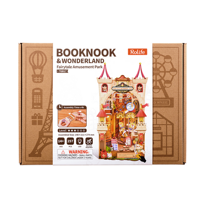 Rolife DIY Book Nook – Fairytale Amusement Park Wooden Puzzle Kit (TGB17)