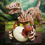 ROKR Velociraptor Wooden Dinosaur 3D Puzzle LD01-DIY Gift