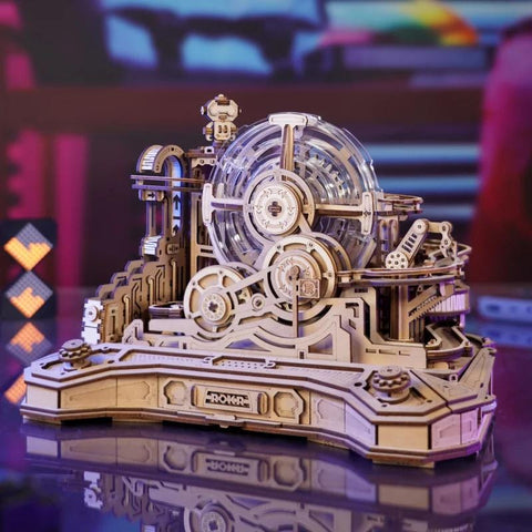 DIY ROKR Gear Ball Challenge 3D Wooden Puzzle – Mechanical  Game Kit EGC01