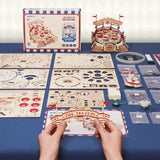 ROKR Tilt-A-Whirl Music Box: 3D Wooden Mechanical Model Kit