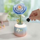 DIY Starry Camellia Night Lamp 3D Puzzle Home Decore Gift