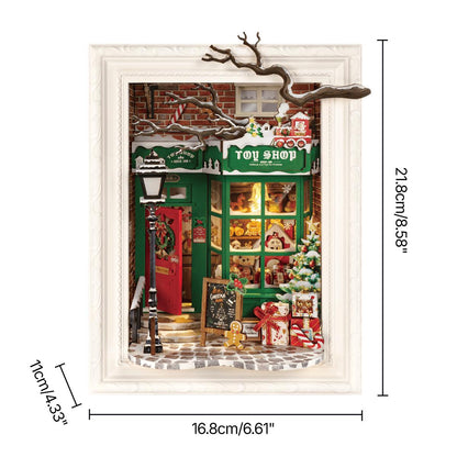 ROKR Rolife Santa’s Toy Shop Miniature Room 3D Wooden Puzzle DP006