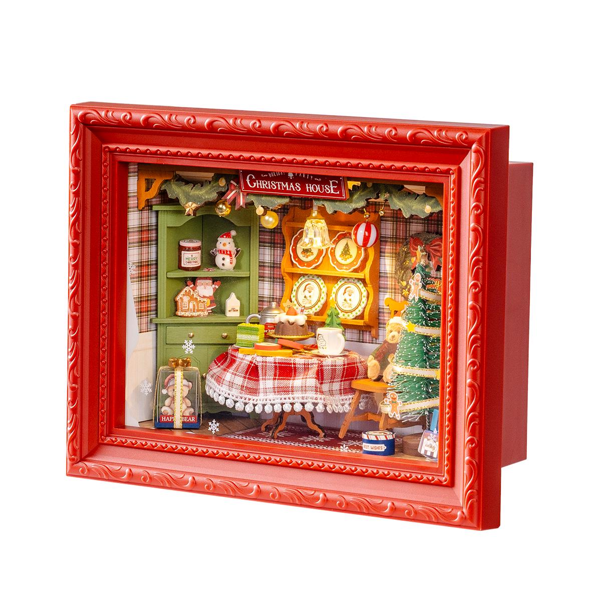 ROKR Rolife Christmas Eve Miniature Room 3D Wooden Puzzle DP005