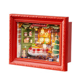 Rolife Christmas Eve 3D Wooden Puzzle – DIY Miniature Room with LED DP005