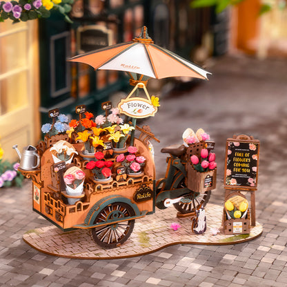 Rolife Blossom Cart 3D Wooden Puzzle TGS03