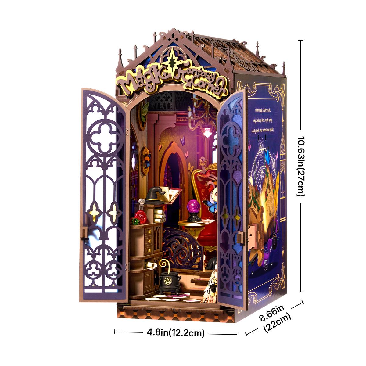 ROKR Rolife Magic Fantasy Corner Book Nook 3D Wooden Puzzle TGB14