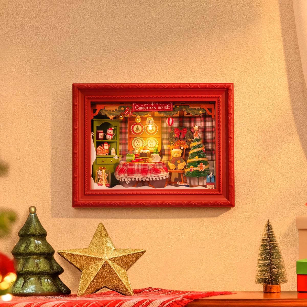 ROKR Rolife Christmas Eve Miniature Room 3D Wooden Puzzle DP005