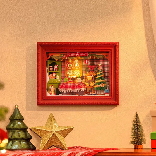 ROKR Rolife Christmas Eve Miniature Room 3D Wooden Puzzle DP005