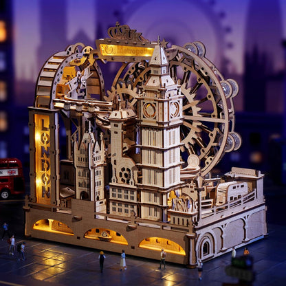 ROKR London Marble Run 3D Wooden Puzzle EGB01