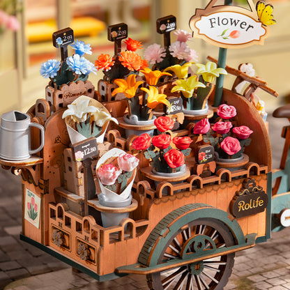 Rolife Blossom Cart 3D Wooden Puzzle TGS03