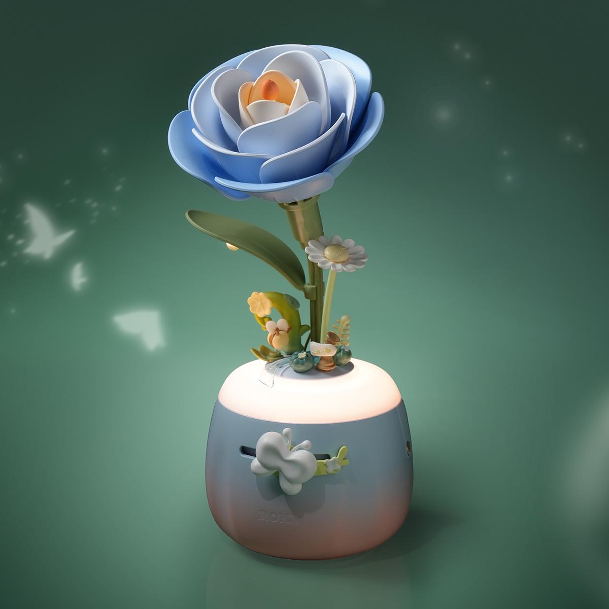 ROKR Starry Camellia Night Lamp 3D Puzzle AF01S