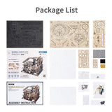 ROKR Marble Night City 3D Wooden Marble Run Mechanical Puzzle DIY Kit