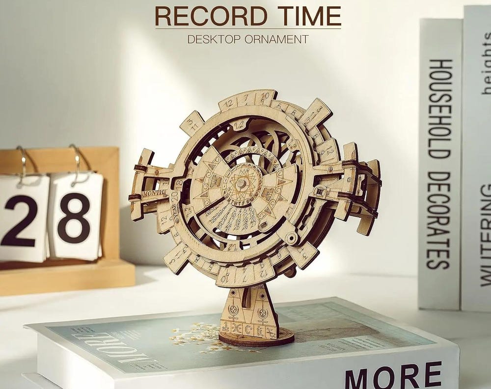 Rokr 3D Wooden Perpetual Calendar Puzzle