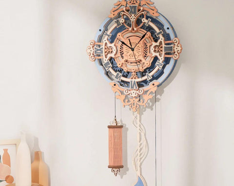 Handmade Romantic Note Wall Clock