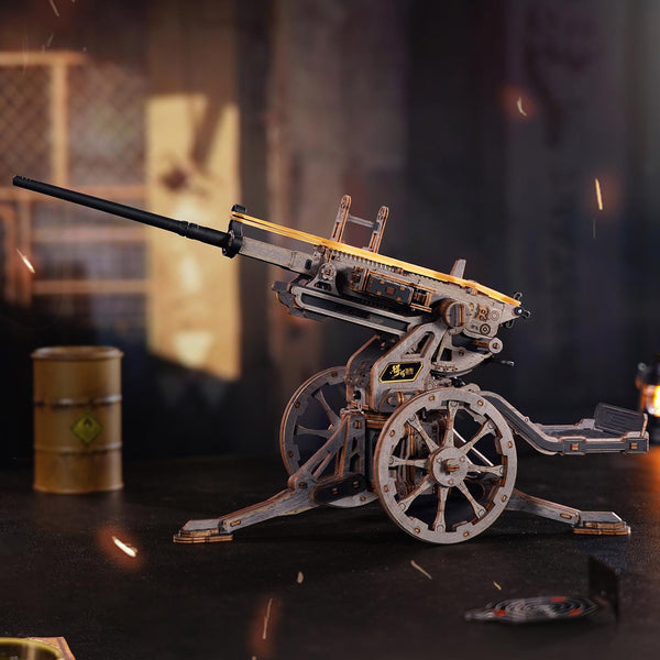 ROKR Anti-Aircraft Gun Mechanical 3D Wooden Puzzle LQM01