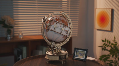 ROKR Luminous Globe 3D Wooden Puzzle Model Kit (ST003D)