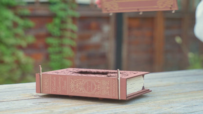 Rowood Wooden Blooming Book DIY Flower Bouquet 3D Puzzle TW04H