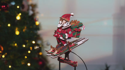 ROKR Santa on Skis Pendulum Balance Toy 3D Puzzle MCD06