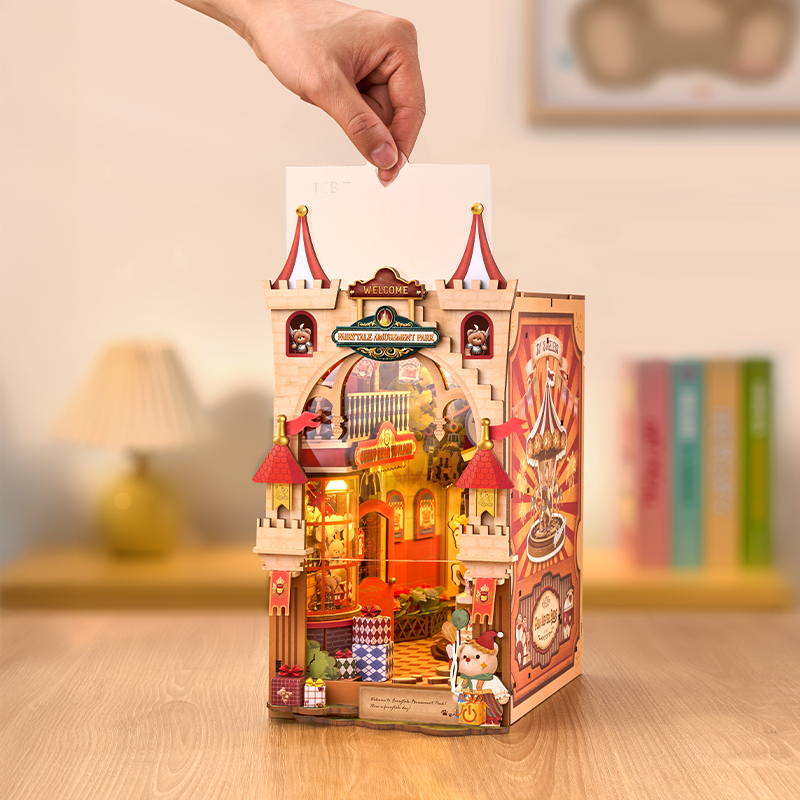 Rolife DIY Book Nook – Fairytale Amusement Park Wooden Puzzle Kit (TGB17)