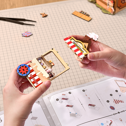 Rolife DIY Book Nook – Fairytale Amusement Park Wooden Puzzle Kit (TGB17)