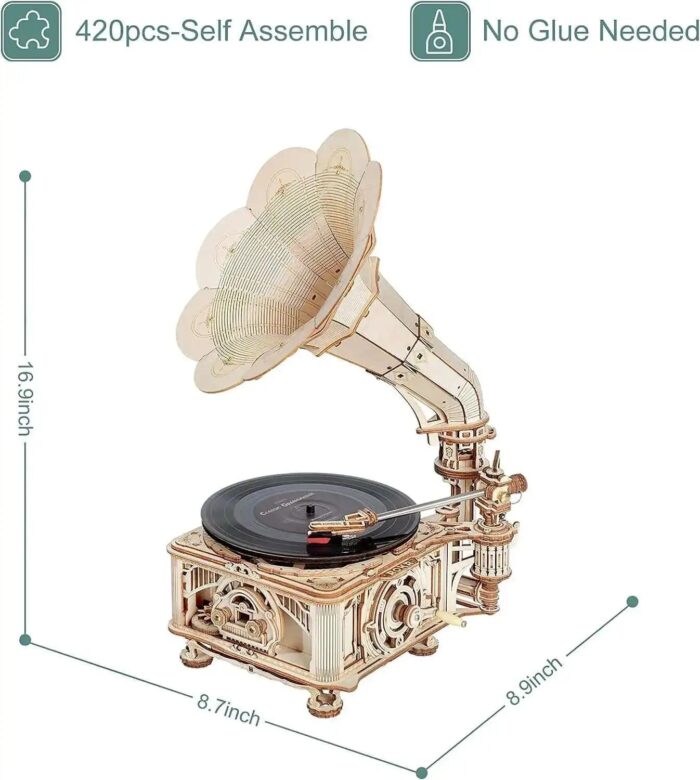 ROKR Super Classic Gramophone - Image 2