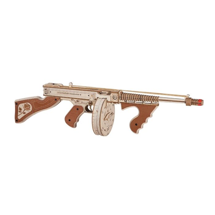 ROKR Thompson Submachine Gun Toy 3D Wooden Puzzle - Image 2