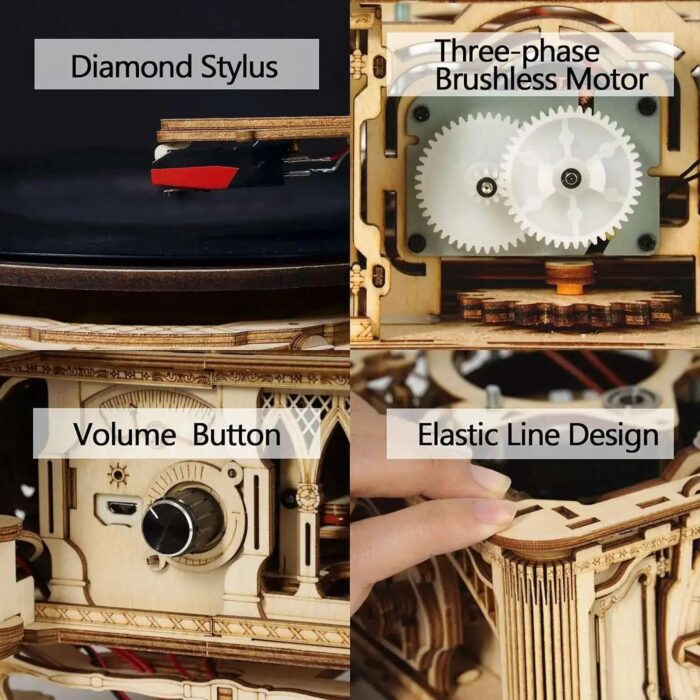 ROKR Super Classic Gramophone - Image 3