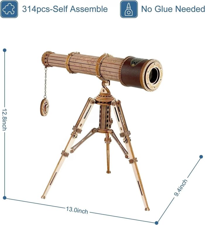 ROKR Monocular Telescope 3D Wooden Puzzle - Image 7