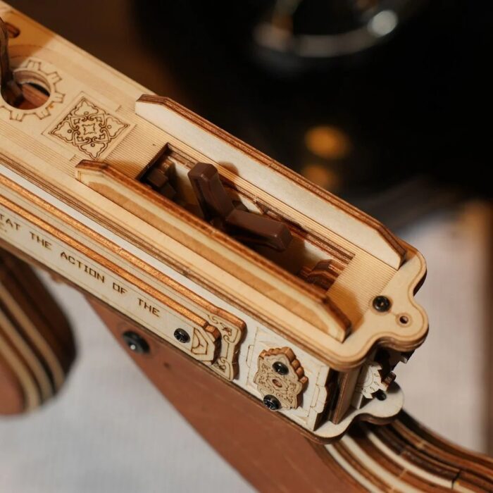 ROKR Thompson Submachine Gun Toy 3D Wooden Puzzle - Image 7